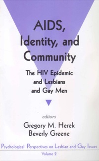 Cover image: AIDS, Identity, and Community 1st edition 9780803953604