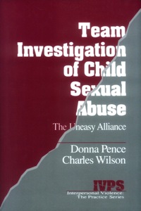 Imagen de portada: Team Investigation of Child Sexual Abuse 1st edition 9780803951709