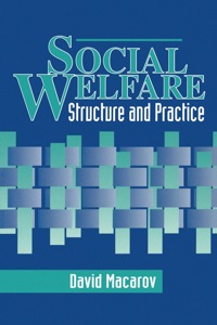 Cover image: Social Welfare 1st edition 9780803949409