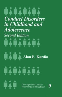 Imagen de portada: Conduct Disorders in Childhood and Adolescence 1st edition 9780803971813
