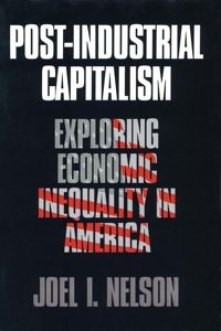 Imagen de portada: Post-Industrial Capitalism 1st edition 9780803973336