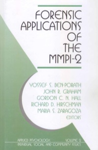 صورة الغلاف: Forensic Applications of the MMPI-2 1st edition 9780803970137