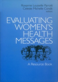 Cover image: Evaluating Women′s Health Messages 1st edition 9780761900573