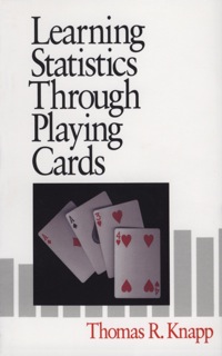 Imagen de portada: Learning Statistics through Playing Cards 1st edition 9780761901082