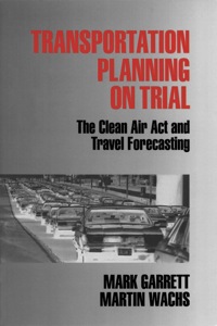 Omslagafbeelding: Transportation Planning on Trial 1st edition 9780803973534