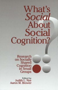 Titelbild: What′s Social about Social Cognition? 1st edition 9780803972049