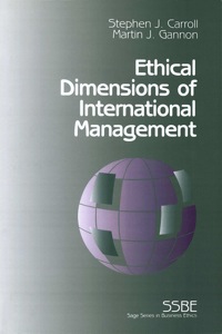 Imagen de portada: Ethical Dimensions of International Management 1st edition 9780803955448