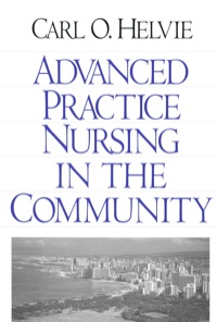 Omslagafbeelding: Advanced Practice Nursing in the Community 1st edition 9780761900351