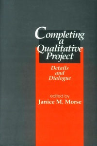 Imagen de portada: Completing a Qualitative Project 1st edition 9780761906018
