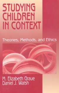 Cover image: Studying Children in Context 1st edition 9780803972575