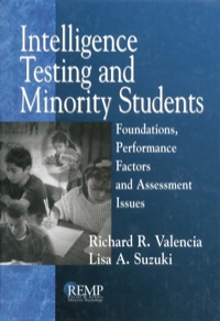 Cover image: Intelligence Testing and Minority Students 1st edition 9780761912316