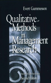 صورة الغلاف: Qualitative Methods in Management Research 2nd edition 9780761920144