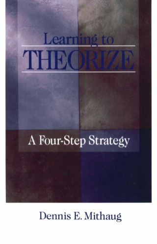 Cover image: Learning to Theorize 1st edition 9780761909798