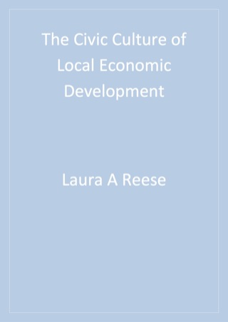 Cover image: The Civic Culture of Local Economic Development 1st edition 9780761916901