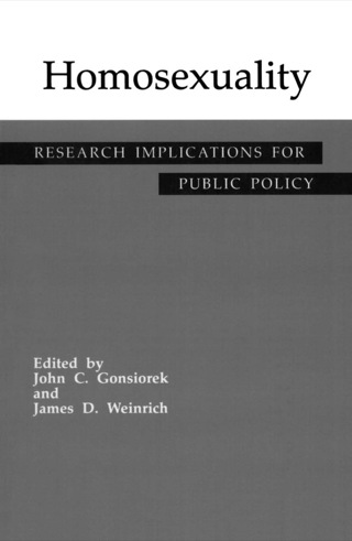 Cover image: Homosexuality 1st edition 9780803937642