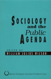 Cover image: Sociology and the Public Agenda 1st edition 9780803950832