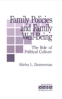Titelbild: Family Policies and Family Well-Being 1st edition 9780803942875