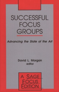صورة الغلاف: Successful Focus Groups 1st edition 9780803948747