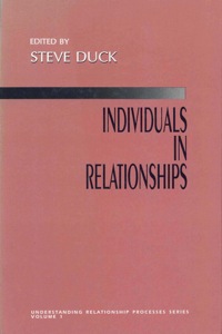 表紙画像: Individuals in Relationships 1st edition 9780803951563