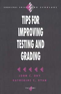 Imagen de portada: Tips for Improving Testing and Grading 1st edition 9780803949744
