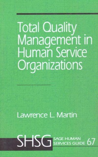 Titelbild: Total Quality Management in Human Service Organizations 1st edition 9780803949508