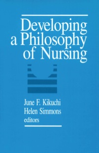 Imagen de portada: Developing a Philosophy of Nursing 1st edition 9780803954236