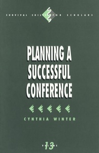 Imagen de portada: Planning a Successful Conference 1st edition 9780803955240