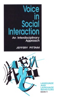 表紙画像: Voice in Social Interaction 1st edition 9780803957510