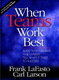 表紙画像: When Teams Work Best 1st edition 9780761923664
