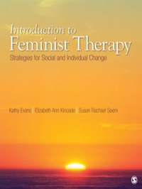 Imagen de portada: Introduction to Feminist Therapy 1st edition 9781412915373