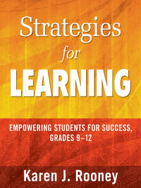 Omslagafbeelding: Strategies for Learning 1st edition 9781412972857