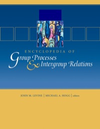 Cover image: Encyclopedia of Group Processes and Intergroup Relations 1st edition 9781412942089