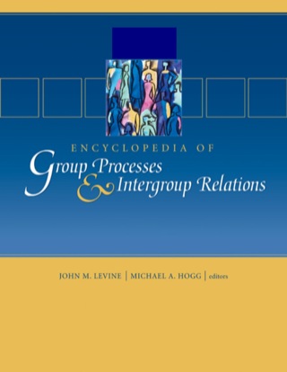 Imagen de portada: Encyclopedia of Group Processes and Intergroup Relations 1st edition 9781412942089