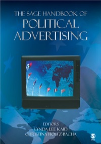صورة الغلاف: The SAGE Handbook of Political Advertising 1st edition 9781412917957