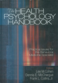 Cover image: The Health Psychology Handbook 1st edition 9780761926146