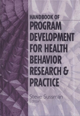 Cover image: Handbook of Program Development for Health Behavior Research and Practice 1st edition 9780761916734