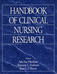Omslagafbeelding: Handbook of Clinical Nursing Research 1st edition 9780803957848