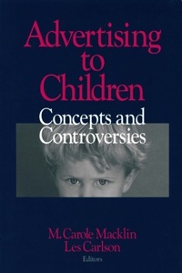 صورة الغلاف: Advertising to Children 1st edition 9780761912859