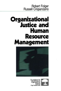 表紙画像: Organizational Justice and Human Resource Management 1st edition 9780803956872