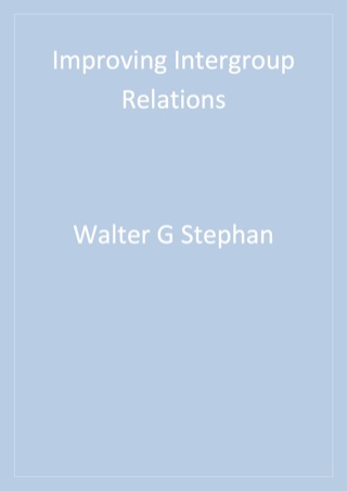 Cover image: Improving Intergroup Relations 1st edition 9780761920236