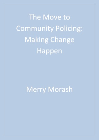 Cover image: The Move to Community Policing 1st edition 9780761924722