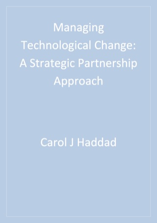 Cover image: Managing Technological Change 1st edition 9780761925644