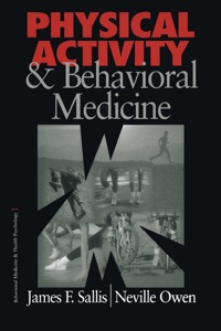 Imagen de portada: Physical Activity and Behavioral Medicine 1st edition 9780803959972