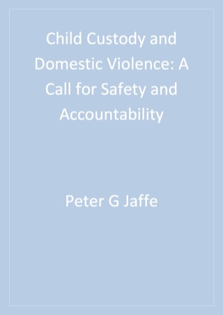 Cover image: Child Custody and Domestic Violence 1st edition 9780761918264