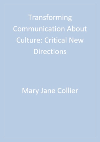 Cover image: Transforming Communication About Culture 1st edition 9780761924876