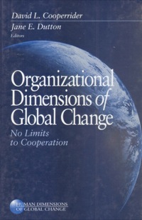 Titelbild: Organizational Dimensions of Global Change 1st edition 9780761915294