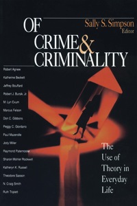 Cover image: Of Crime and Criminality 1st edition 9780761986386
