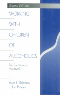 Imagen de portada: Working with Children of Alcoholics 1st edition 9780761907565