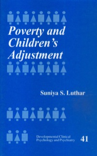 Imagen de portada: Poverty and Children′s Adjustment 1st edition 9780761905196