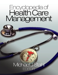Omslagafbeelding: Encyclopedia of Health Care Management 1st edition 9780761926740
